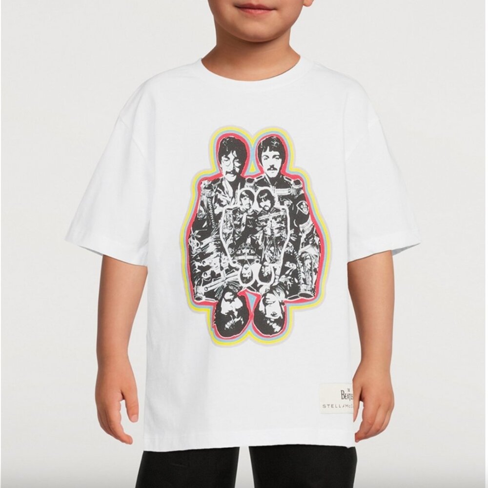 NWT Stella McCartney Kids Rainbow Print Short Sleeve Tee